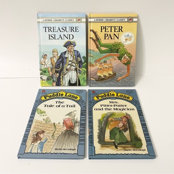 Lot of 4 Vtg Ladybird Children’s Classic and Puddle Lane Book - Picture 1 of 16